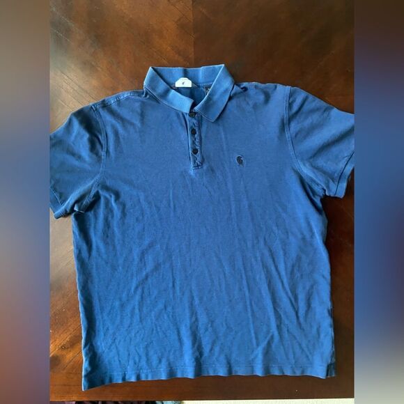 Hart Schaffner Marx Polo Shirt Mens XL Blue - Picture 1 of 4